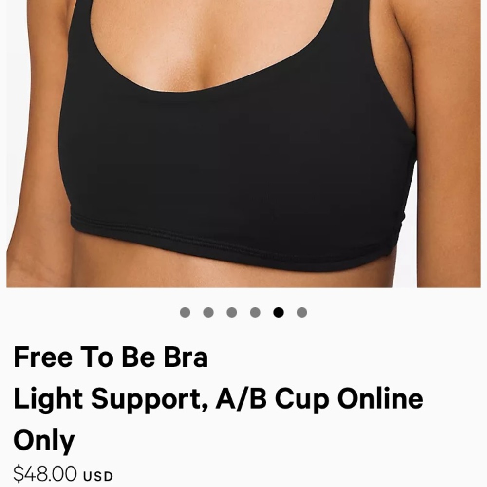 Free to be Lululemon sports bra